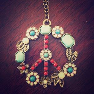 Peace Sign Necklace☮️💗